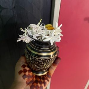 Beautiful black vase for home decor